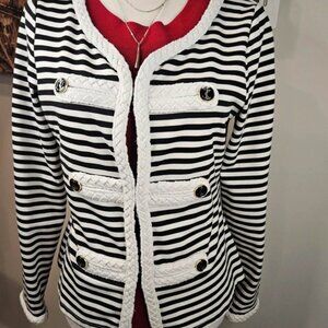 Katherine new york nautical jacket with anchor buttons #594